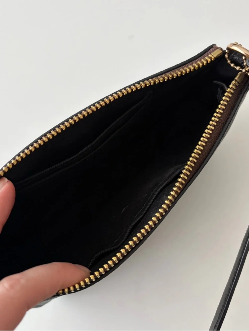 Coach Nolita 19 Brown Signature Mini Shoulder Bag - Picture 3 of 6